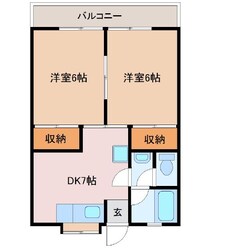 ハイネスイトウの物件間取画像